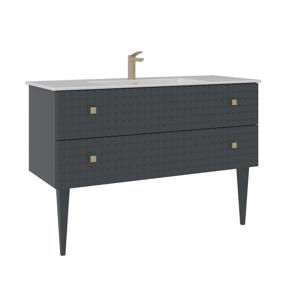 Lipari 120 cm Ayaklı Lavabolu Banyo Alt Dolabı