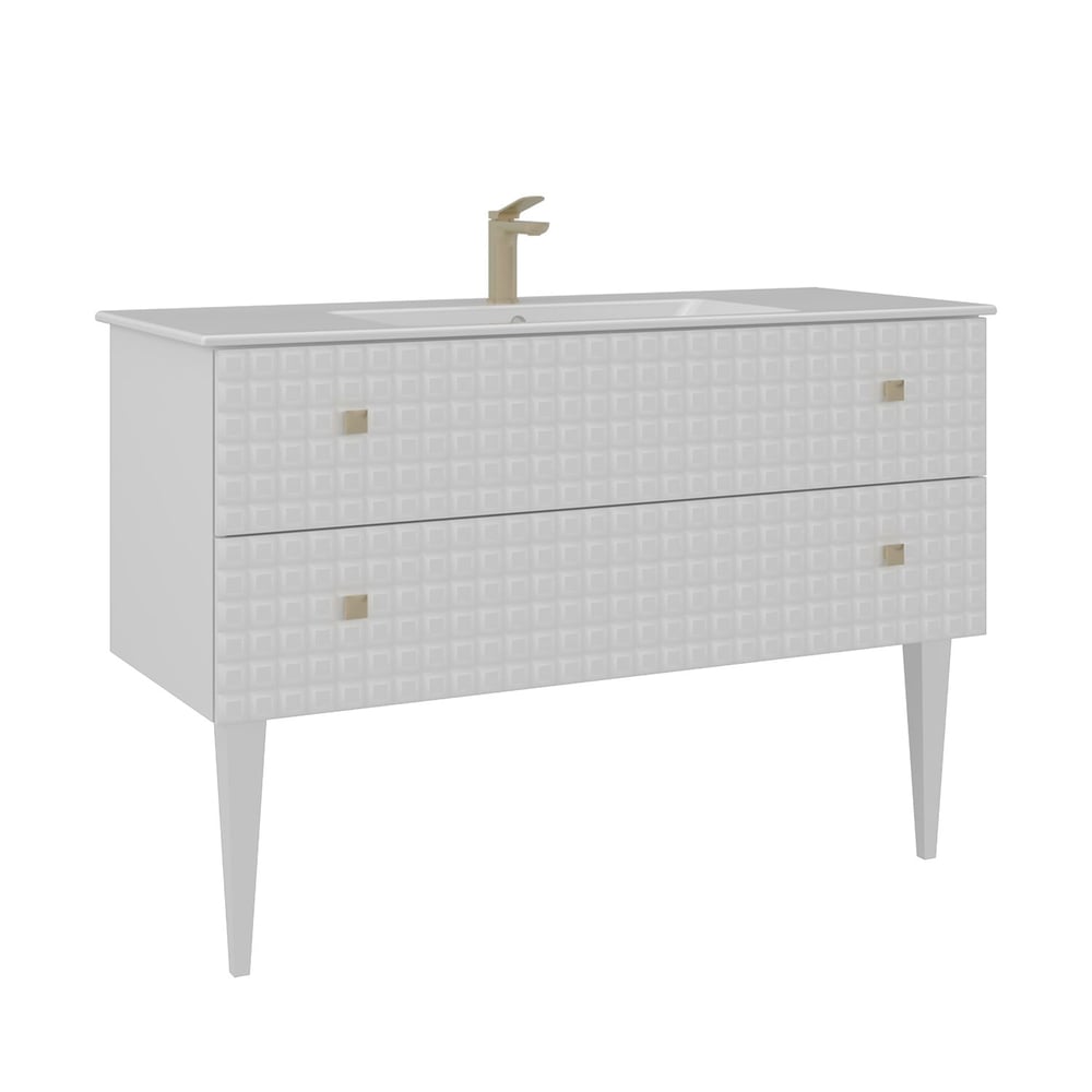 Lipari 120 cm Ayaklı Lavabolu Banyo Alt Dolabı