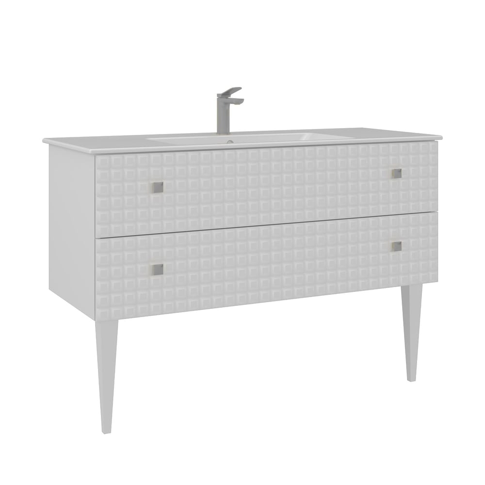 Lipari 120 cm Ayaklı Lavabolu Banyo Alt Dolabı