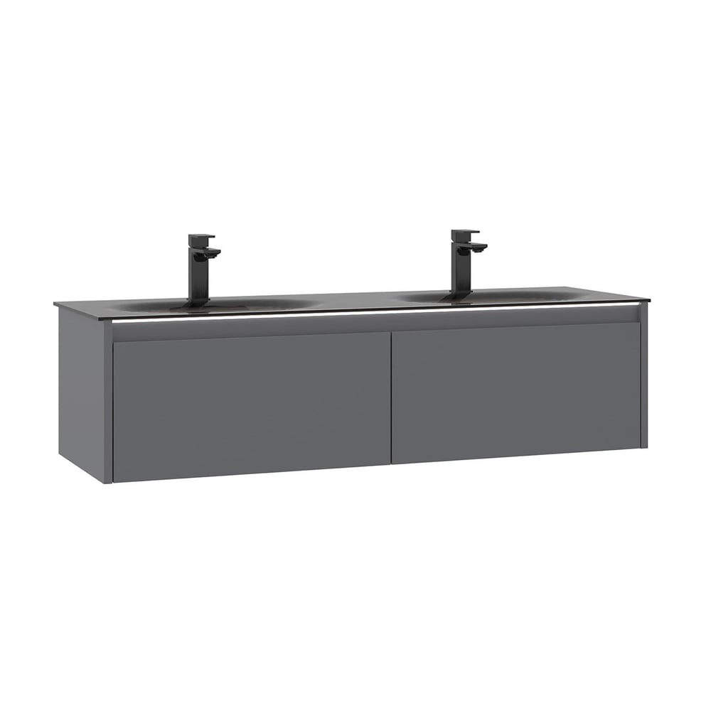 Lisbon 132 cm Lavabolu Banyo Alt Dolabı