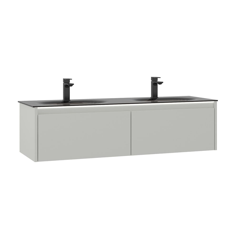 Lisbon 132 cm Lavabolu Banyo Alt Dolabı