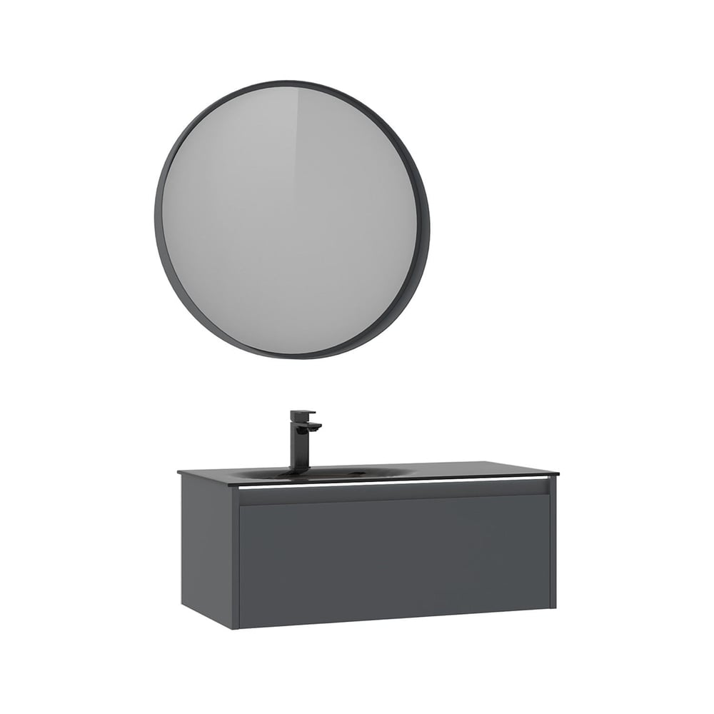 Lisbon 90 cm Banyo Dolabı Takımı