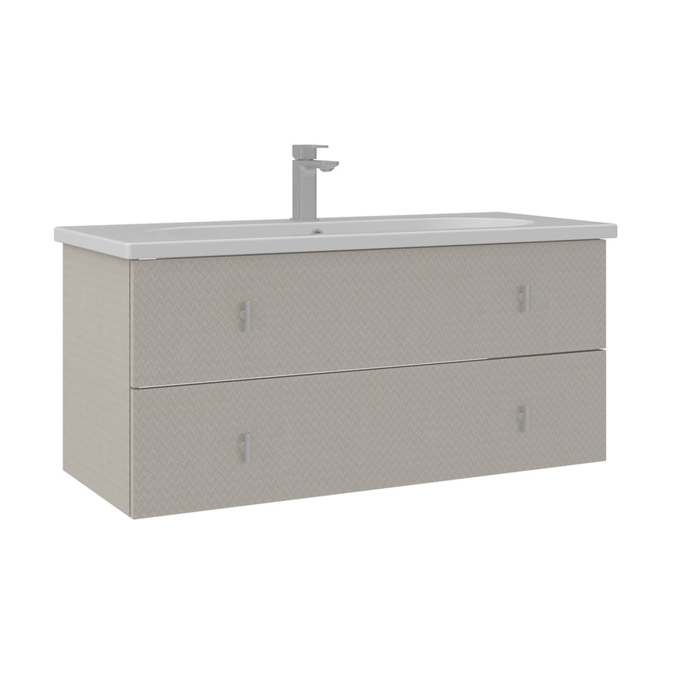 Milazzo 100 cm Asma Lavabolu Banyo Alt Dolabı