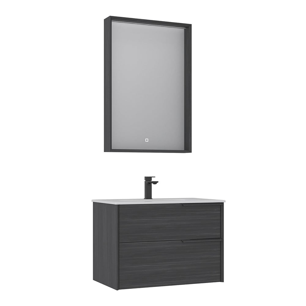 Noventa 80 cm Banyo Dolabı Takımı Sağ