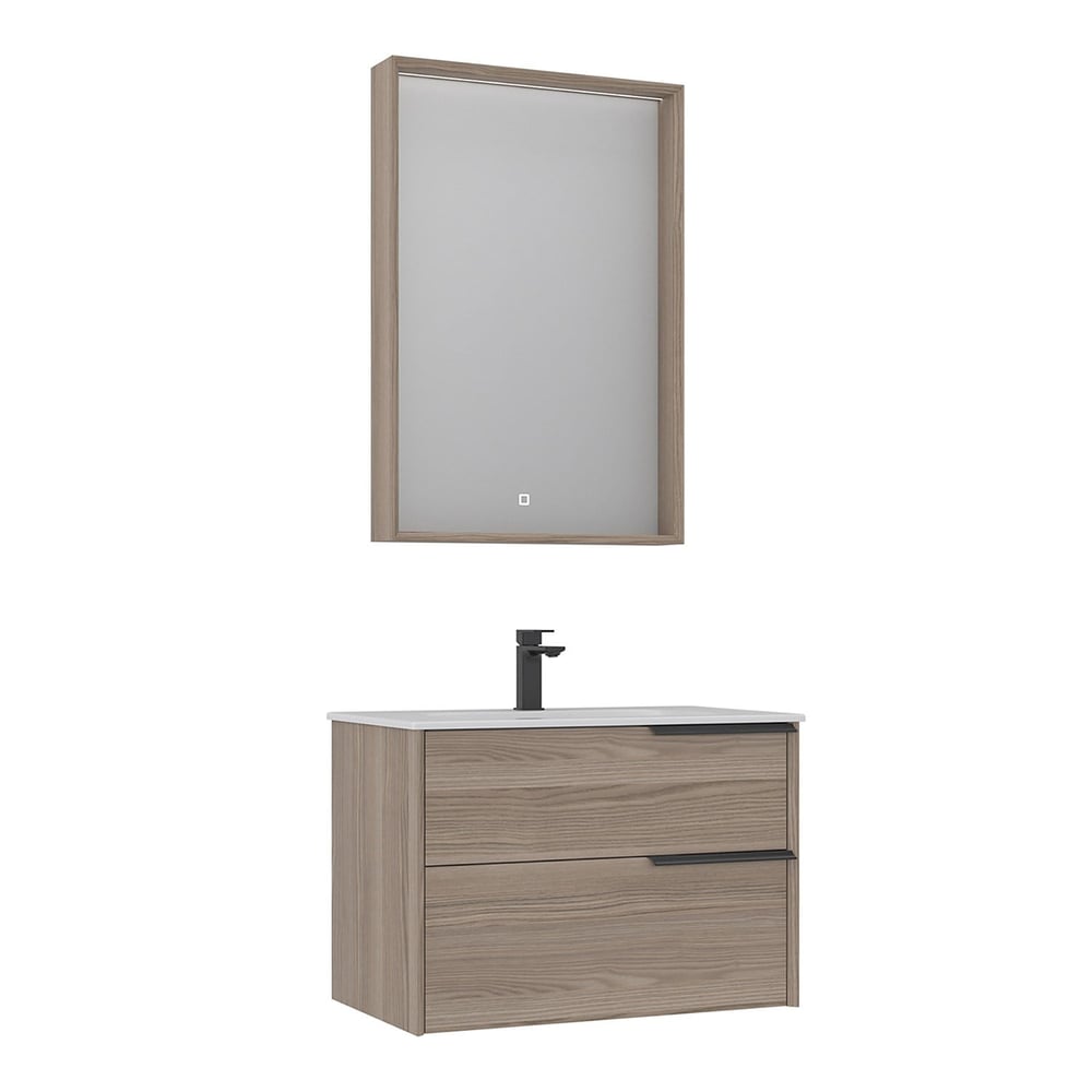 Noventa 80 cm Banyo Dolabı Takımı Sağ