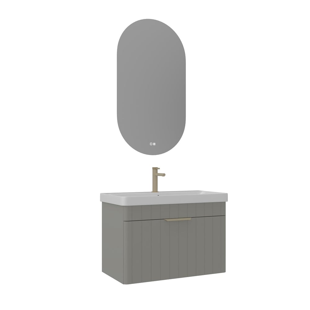 Procida 80 cm Banyo Dolabı Takımı
