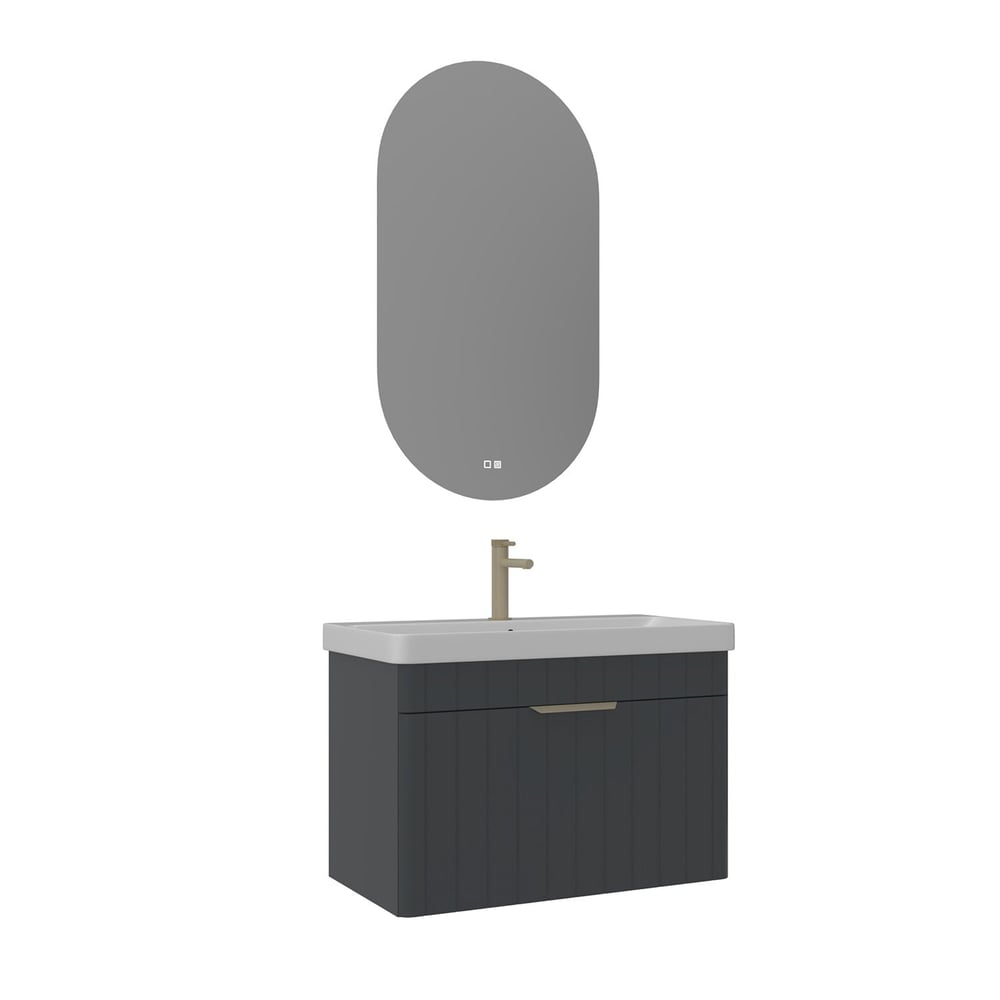 Procida 80 cm Banyo Dolabı Takımı