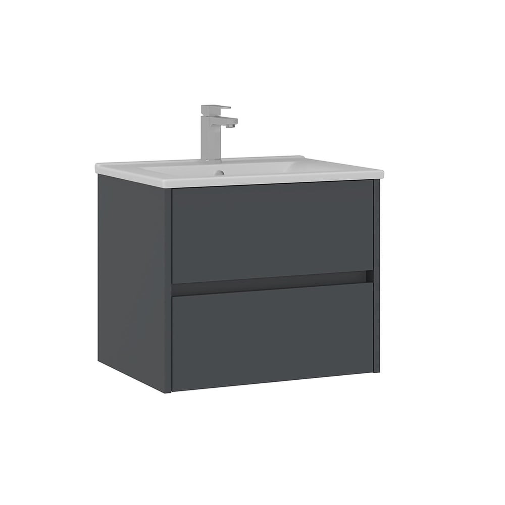 Side 65 cm Çekmeceli Lavabolu Banyo Alt Dolabı