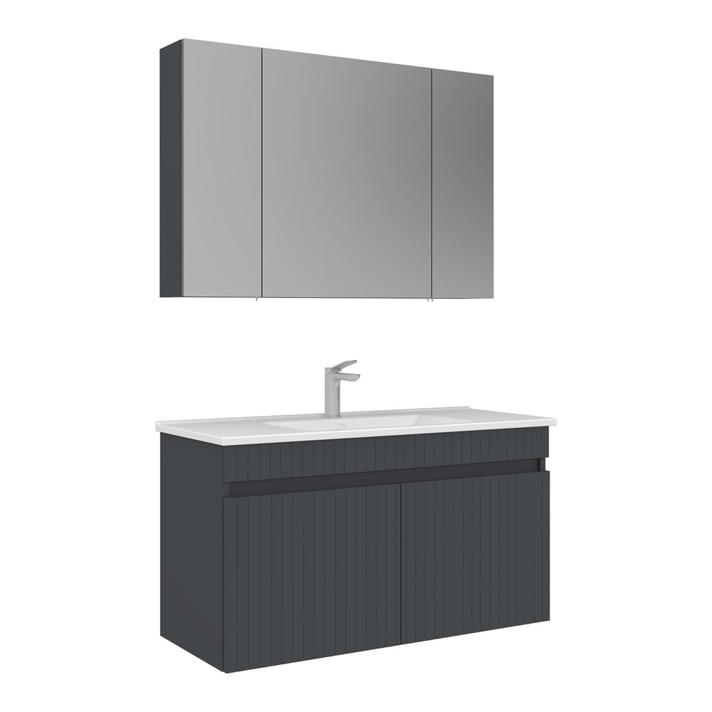 Tivoli 100 cm Banyo Dolabı Takımı
