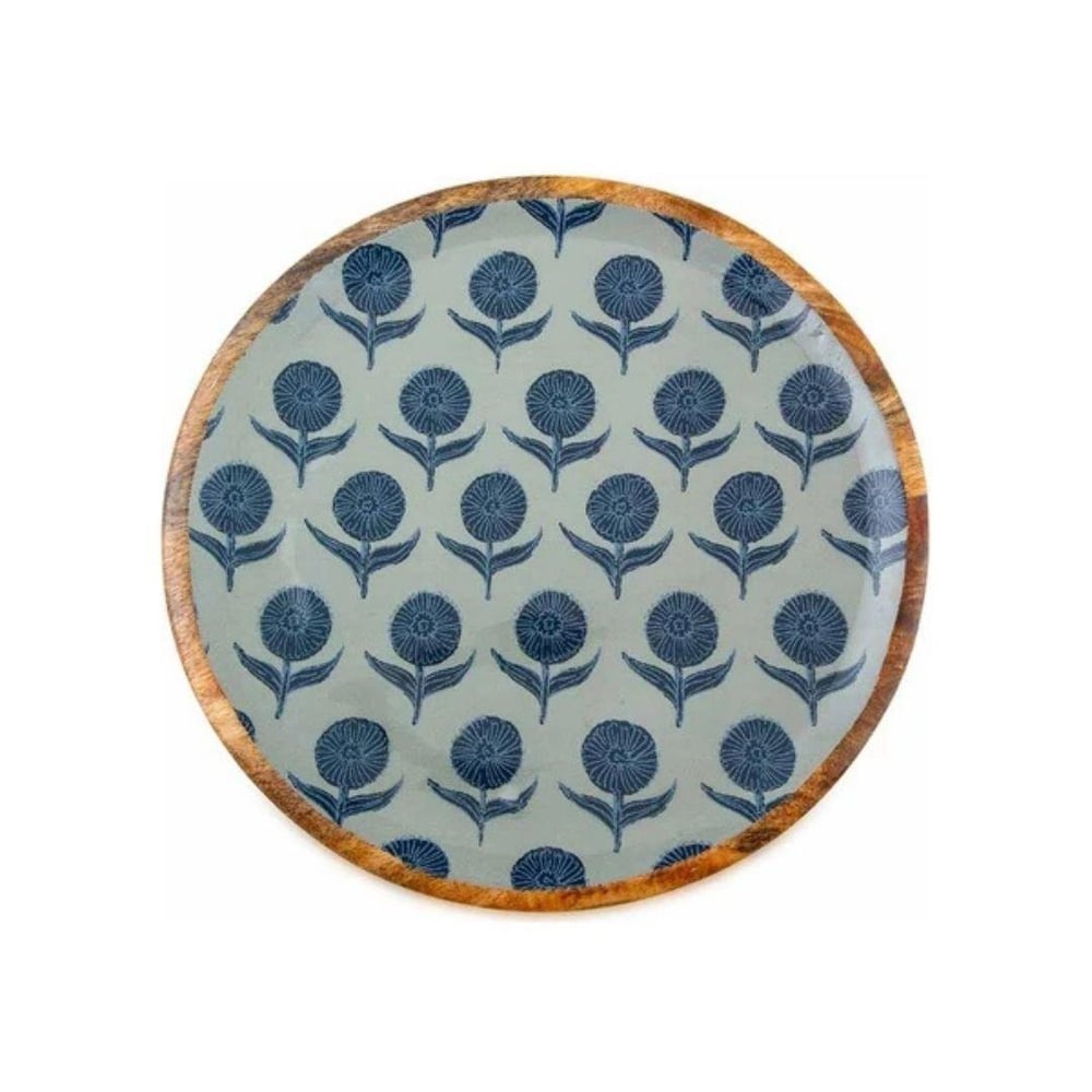 Jumbo Holza Yuvarlak Tepsi 25x25cm