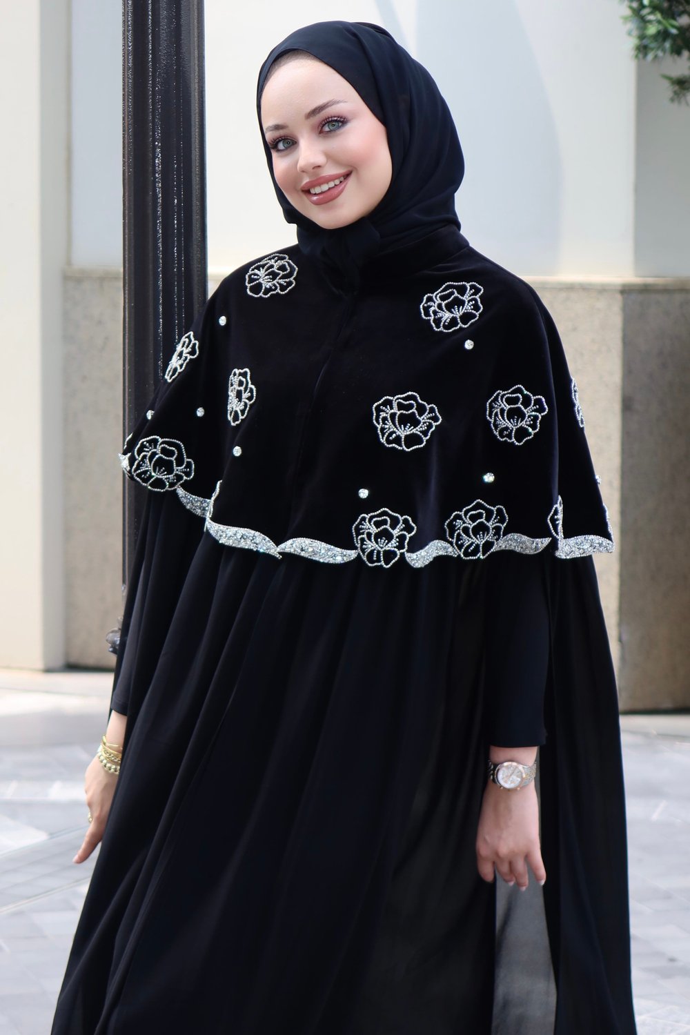 MERSEDE PELERIN ABAYA 