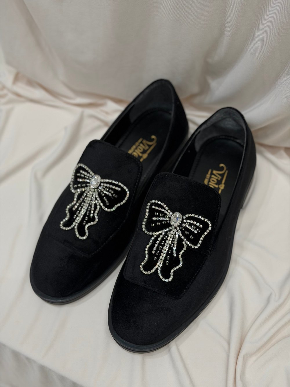 ROŞA LOAFER KADİFE AYAKKABI