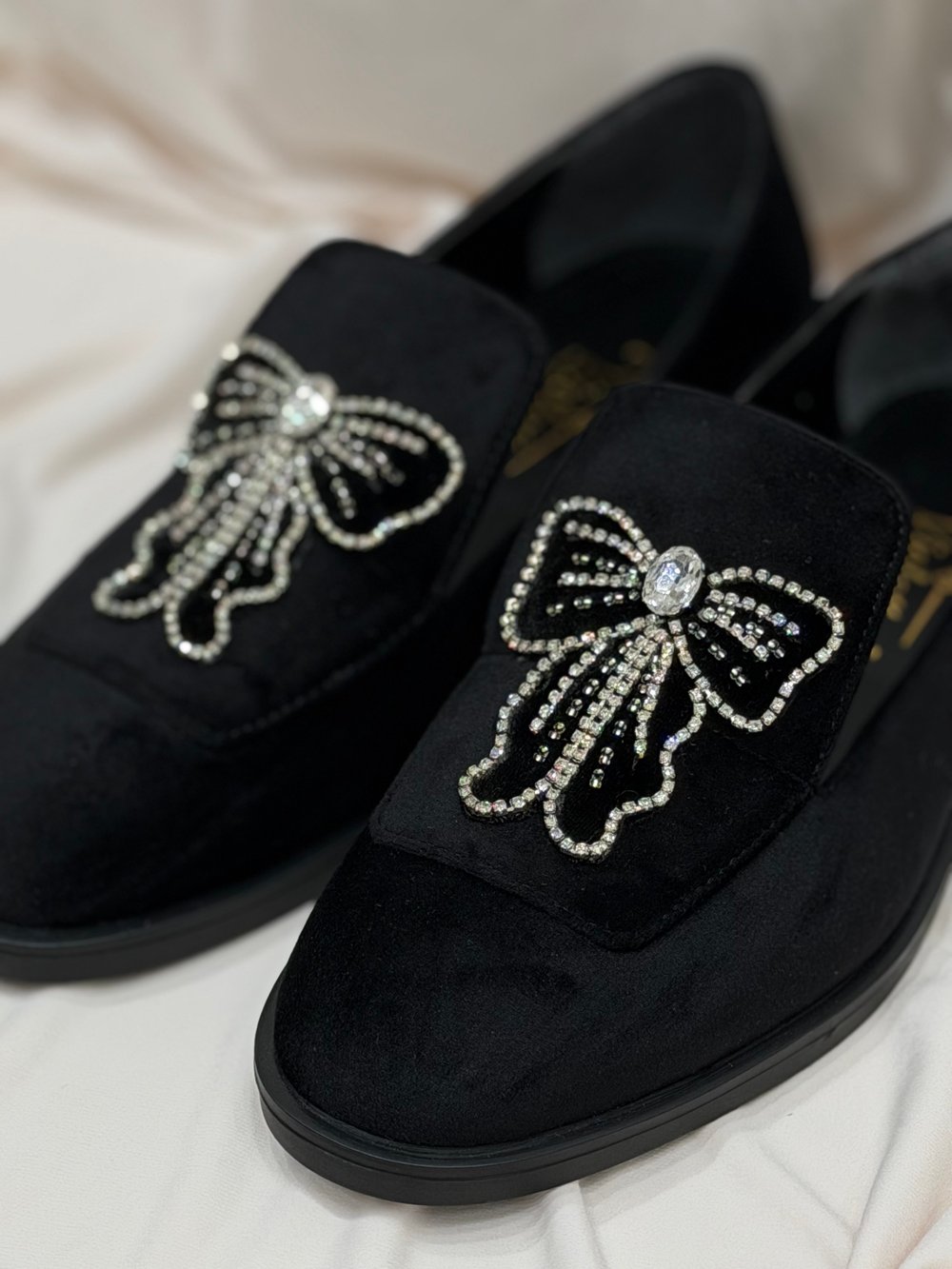 ROŞA LOAFER KADİFE AYAKKABI