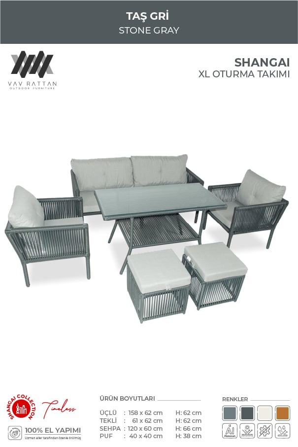 Shangai XL Oturma Takımı