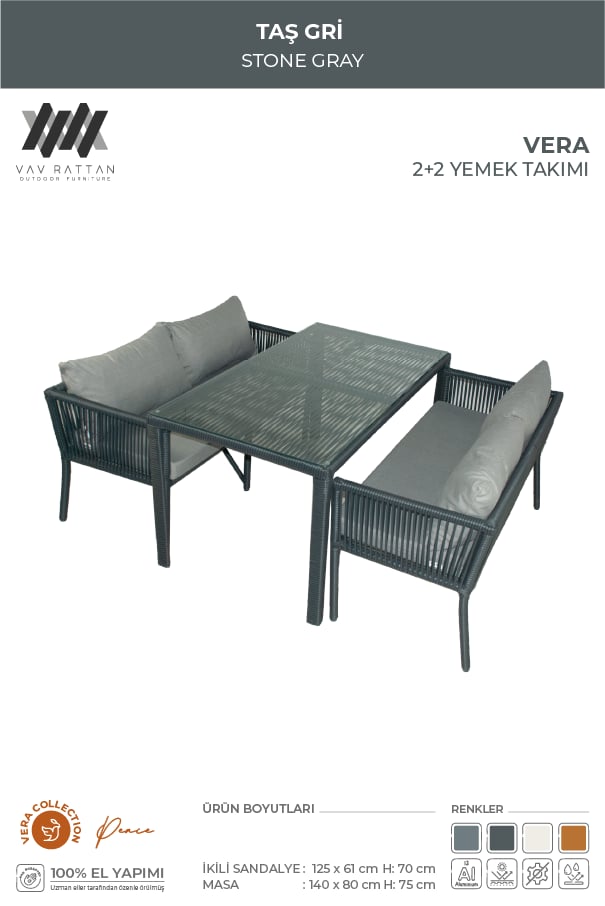 Vera 4 Kişilik Yemek Takımı