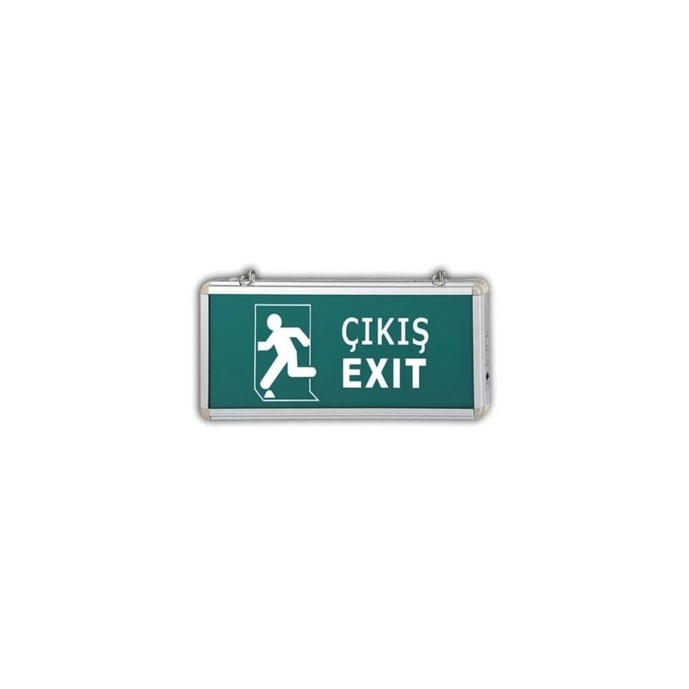 CATA EXIT Çıkış Armatürü LED 3 Saat Akülü CT-9166