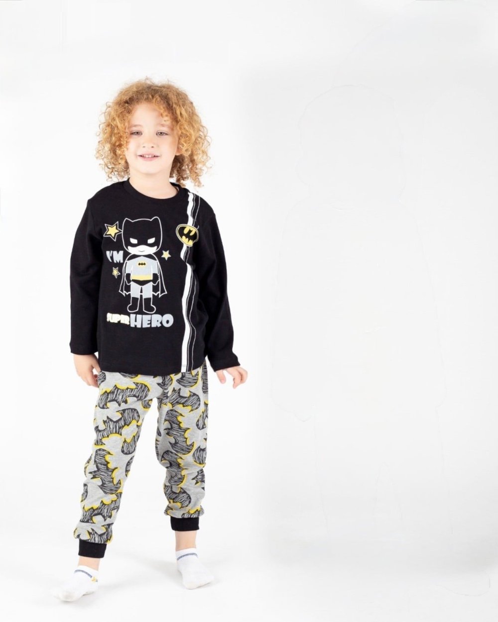 Polifoni Maskeli Batman Pijama Takım