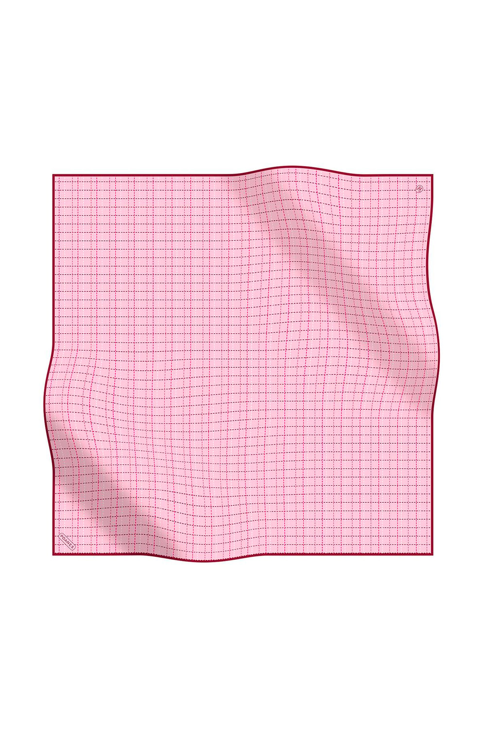 ÇİZGİ DESENLİ TWILL İPEK EŞARP