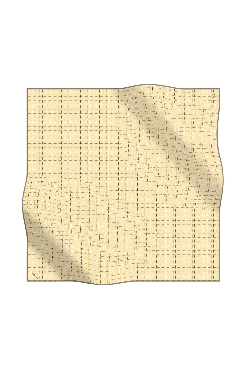 ÇİZGİ DESENLİ TWILL İPEK EŞARP