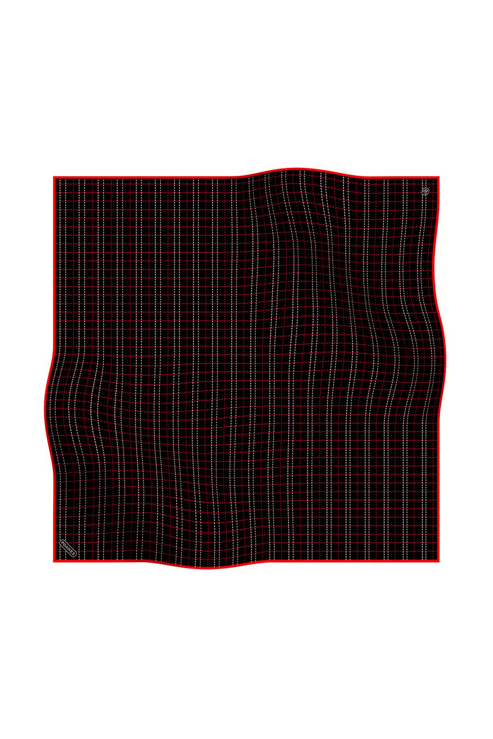 ÇİZGİ DESENLİ TWILL İPEK EŞARP