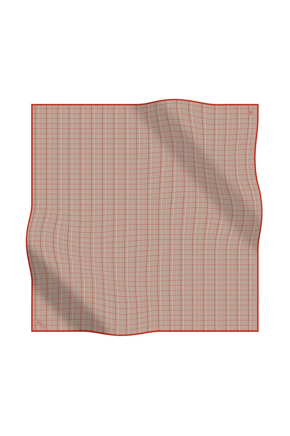 ÇİZGİ DESENLİ TWILL İPEK EŞARP