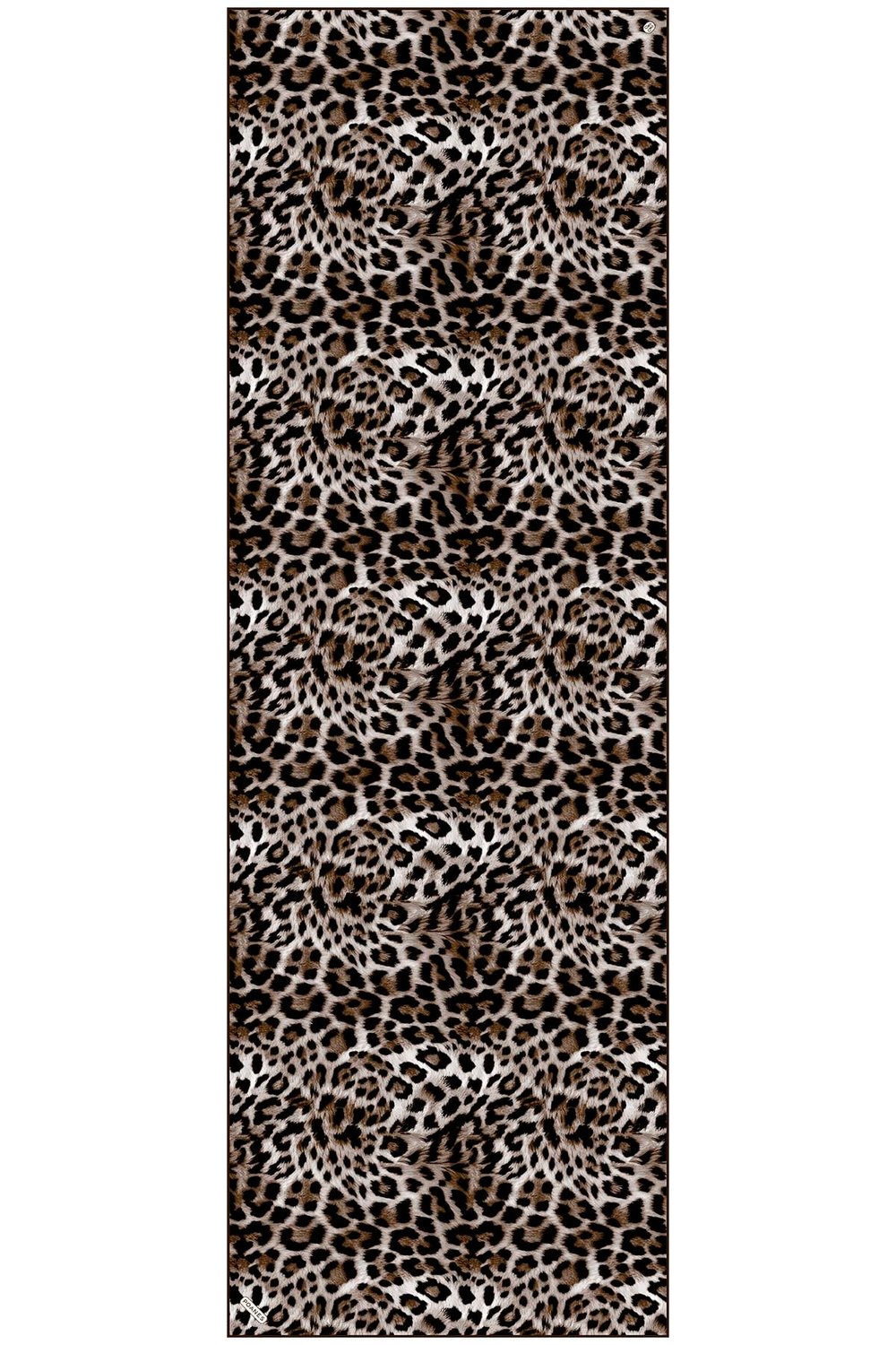 Leopar Desenli Krep İpek Şal