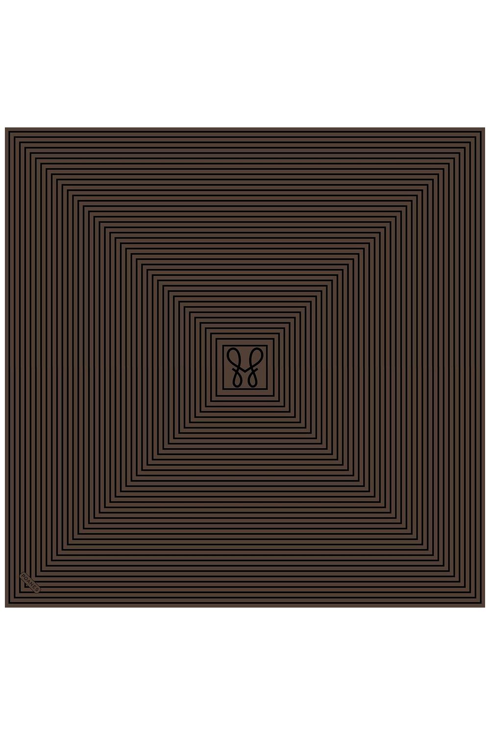 Linea Desenli Twill İpek Eşarp
