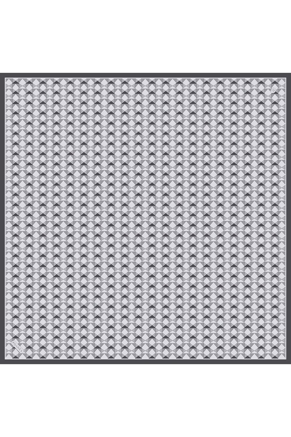 Minimal Desen Twill İpek Eşarp