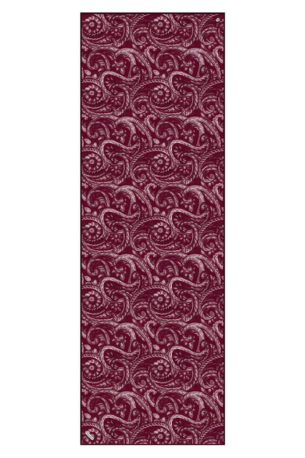 Paisley Dalgası Desenli Krep İpek Şal