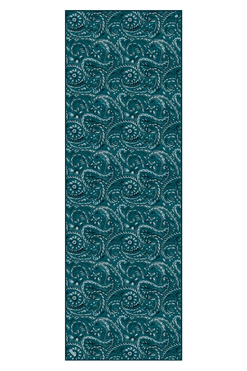 Paisley Dalgası Desenli Krep İpek Şal
