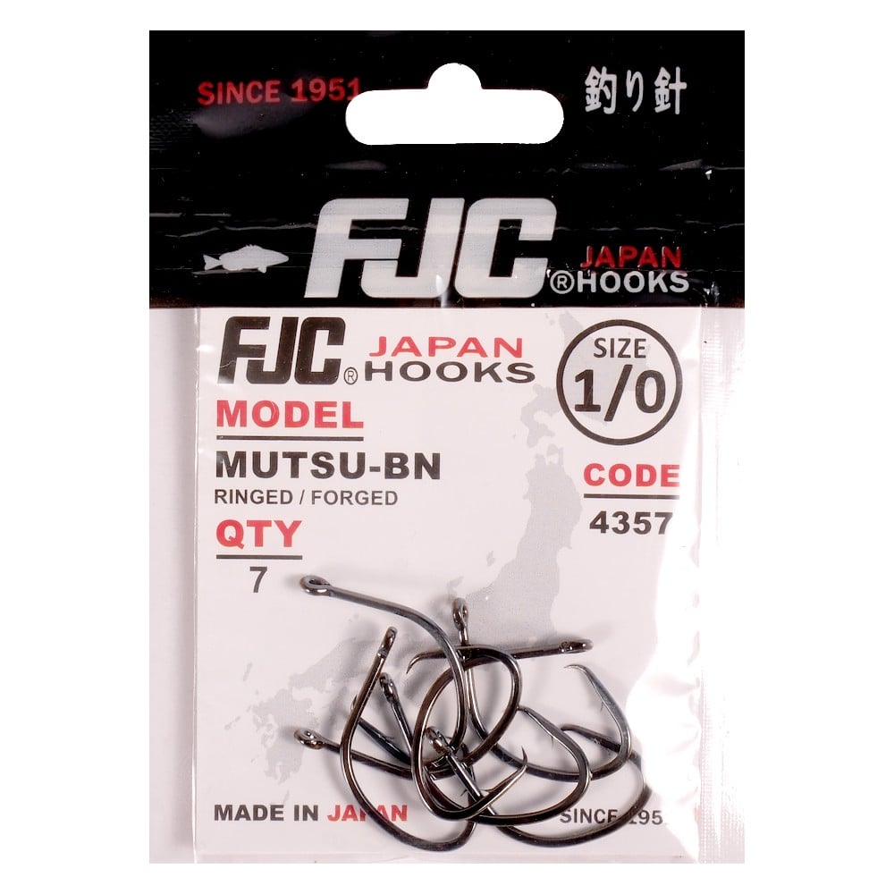 FJC 4357 Mutsu Ringed Black Nikel İğne