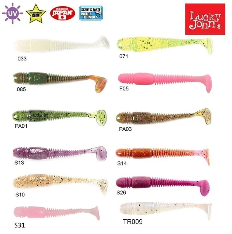 Lucky John Tioga 2'' 5.08 cm Lrf Silikon Yem ( 10 adet )