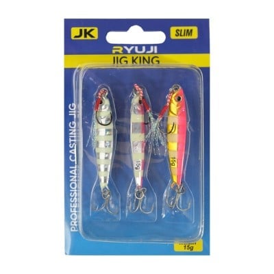 Ryuji Jig King Zebra Mix (3 Adet) Vertical Jig Yem