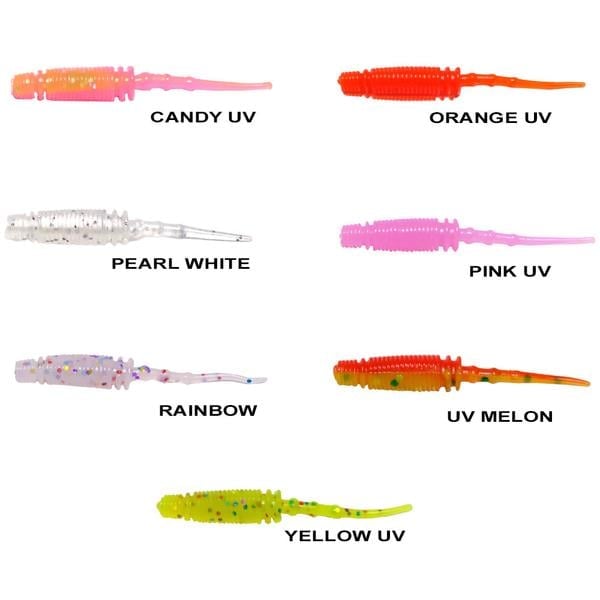 Ryuji Rock Worm 4cm (12 Adet) Kokulu Silikon Yem