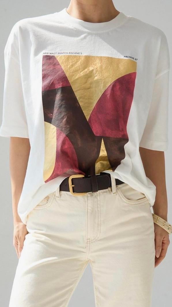 %100 Pamuklu Oversize Tshirt