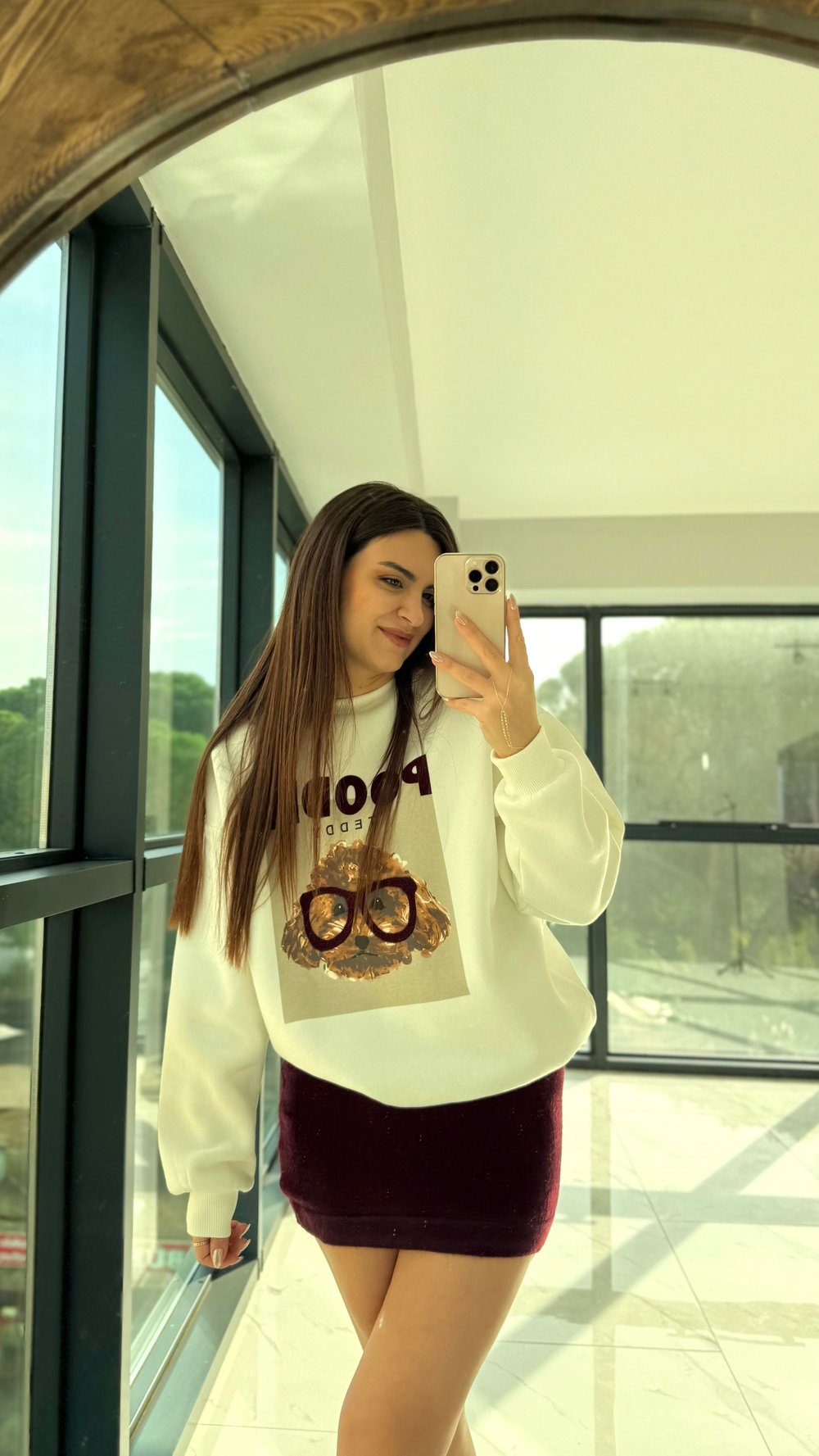 Şardonlu Poodle Sweat