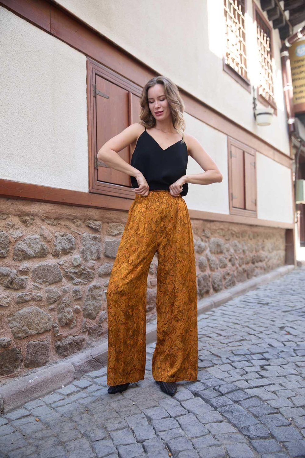 007 JAKAR PANTALON TURUNCU