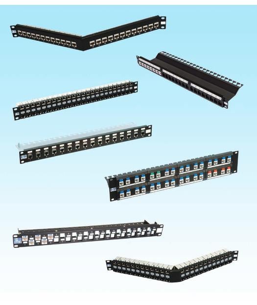 24 Port Keystone Jack UTP Çapraz Panel B