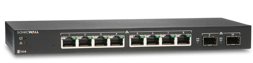 SONICWALL 02-SSC-2462 SWITCH SWS12 8 Kenar Switch