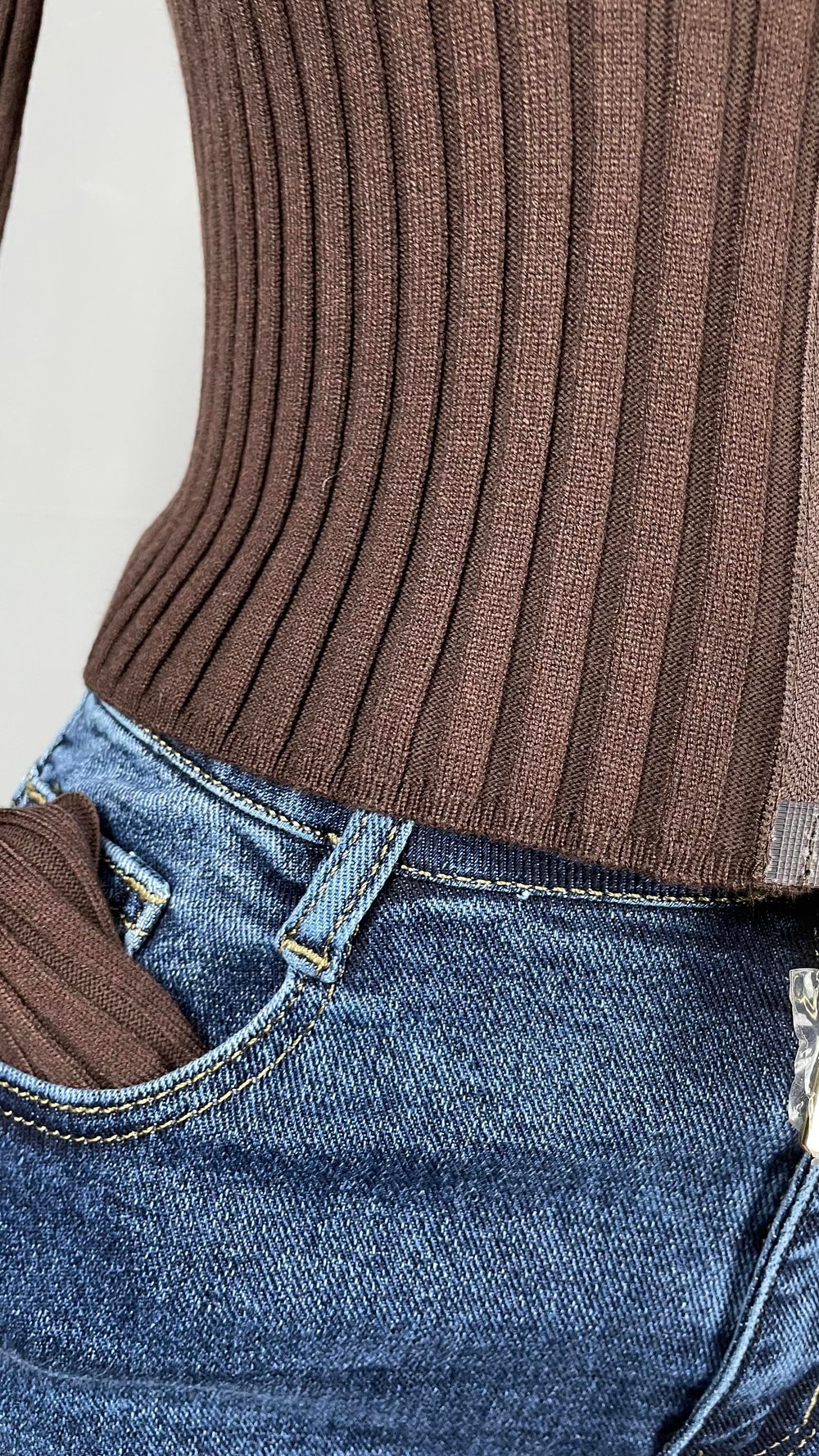 Fitilli Dik Yaka Fit Hırka