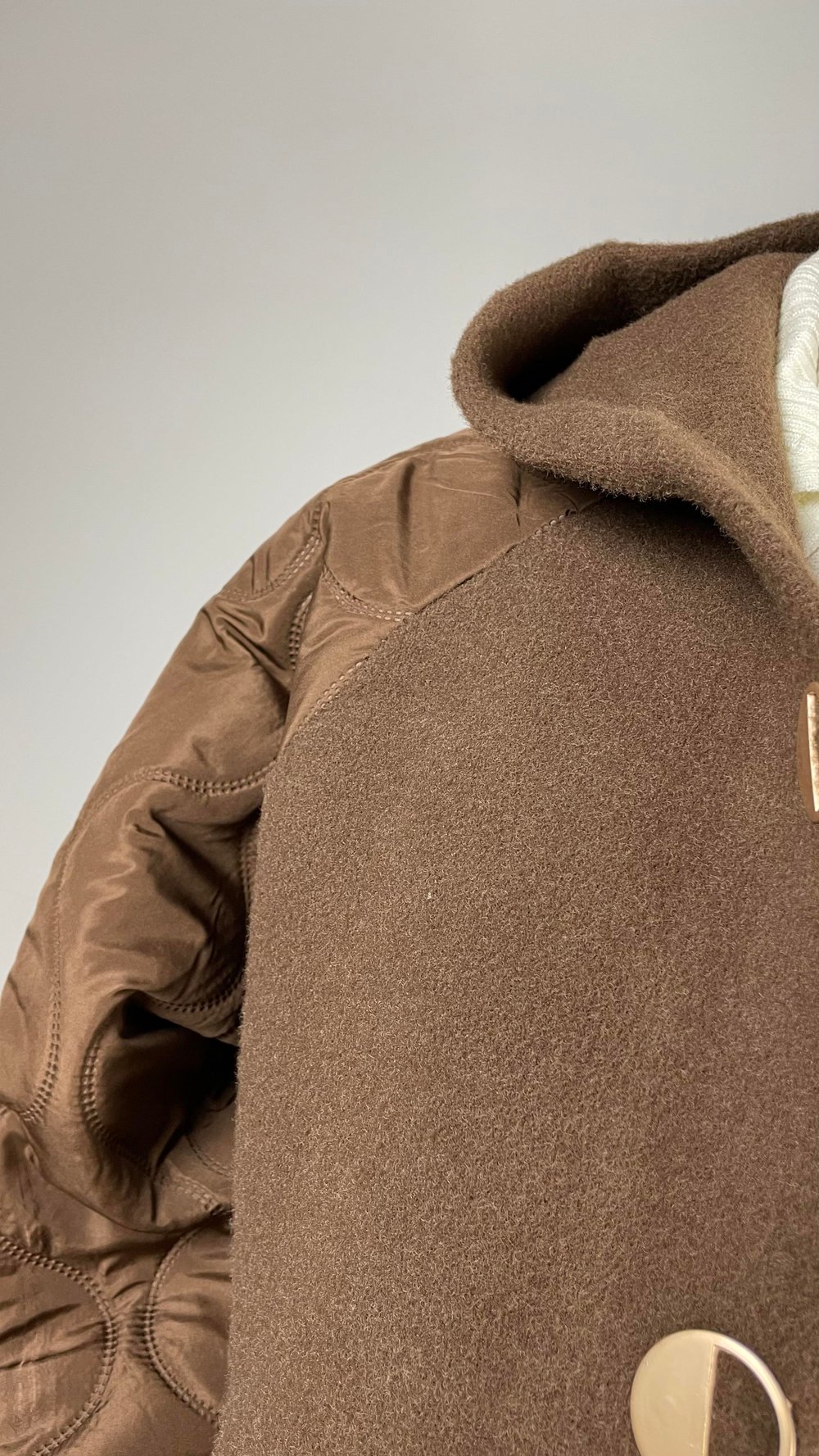 Kolları ve Cepleri Anorak Mont