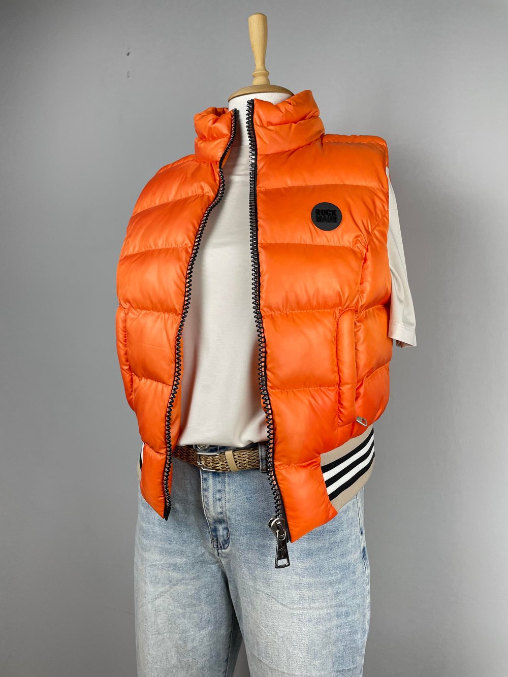 Oranj Anorak Altı Lastikli Yelek
