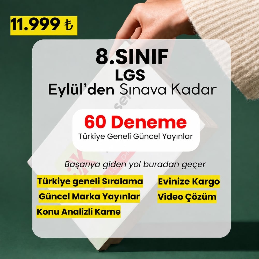 2027 YKS YILLIK PAKET - EYLÜL'DEN SINAVA KADAR