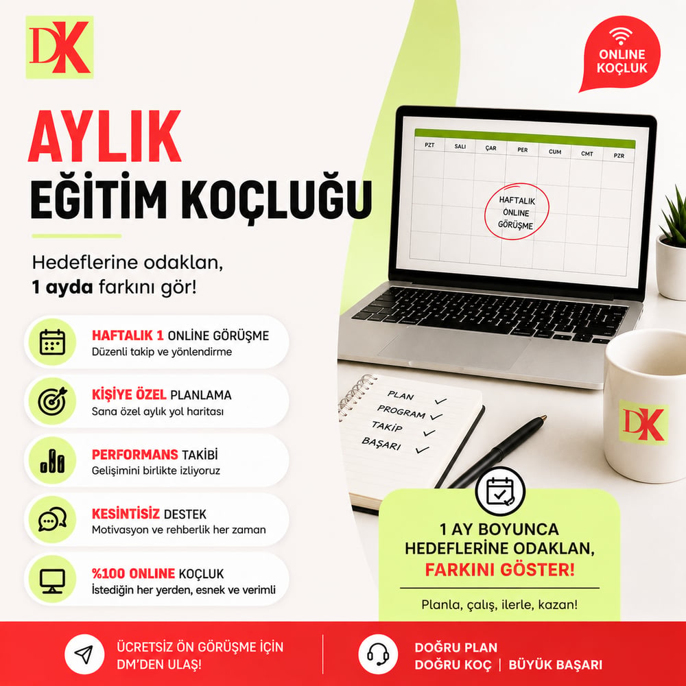Eğitim Koçu - Aylık Paket
