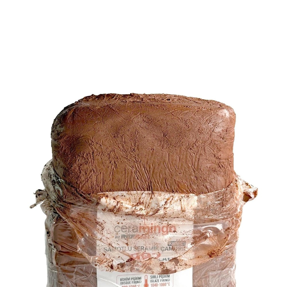 992 Kırmızı Şamotlu Çamur 10 Kg