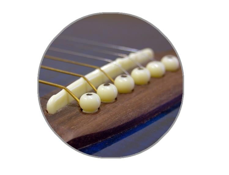 Gitar Aksesuar Akustik Pimi 6lı Set GATPA6WH