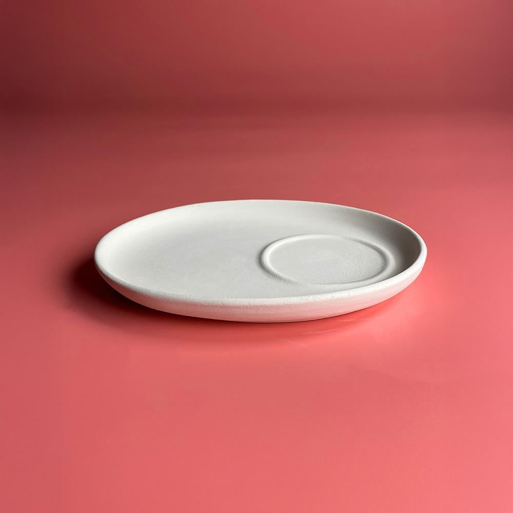 Oval Sunumluk - Seramik Bisküvi