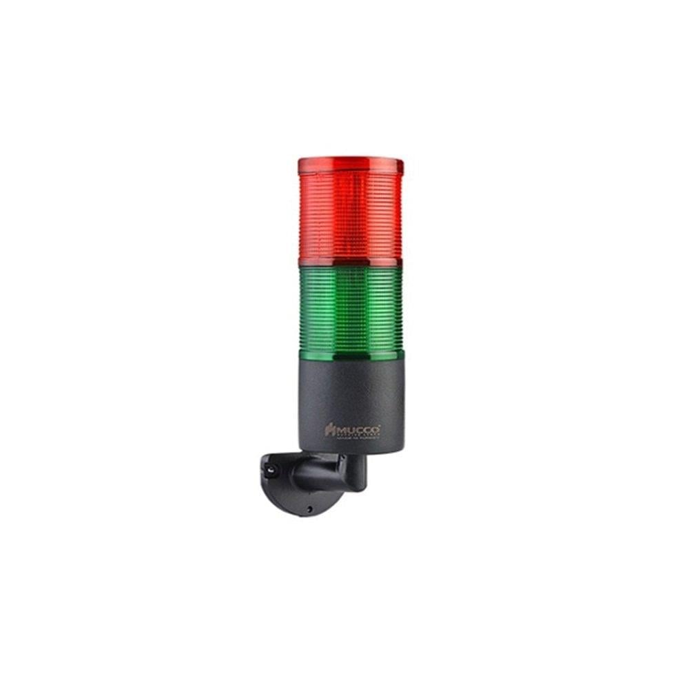 2 Katlı Döner Buzzer ışık Kolon 40-260V AC/DC SNT-7022-DB2