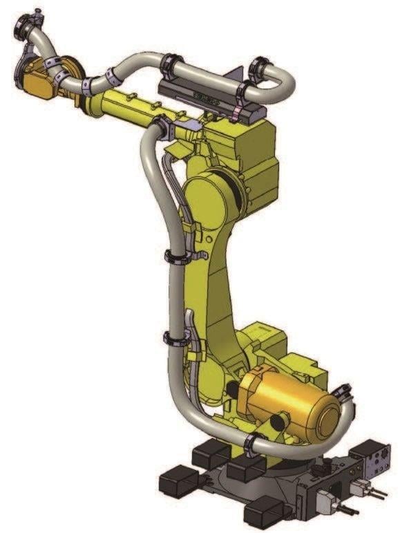 FANUC Robot Dresspack / Fanuc Robot Boru Hattı Paketi Robot Dresspack Sistem Hortum Yay Genleşmesi