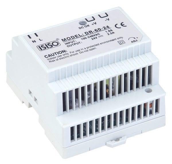 ISISO 60w 12v DC 4.5a Raya Montajlı Güç Kaynağı